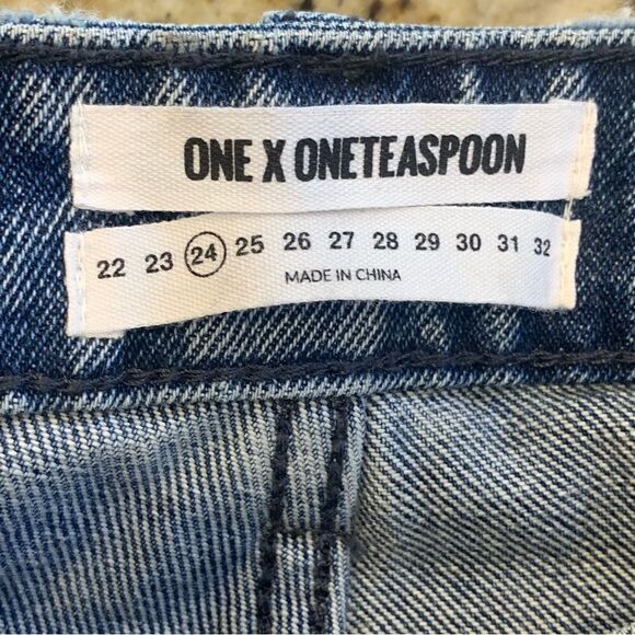 One Teaspoon High Waist Awesome Baggies Size 24 - Picture 9 of 12